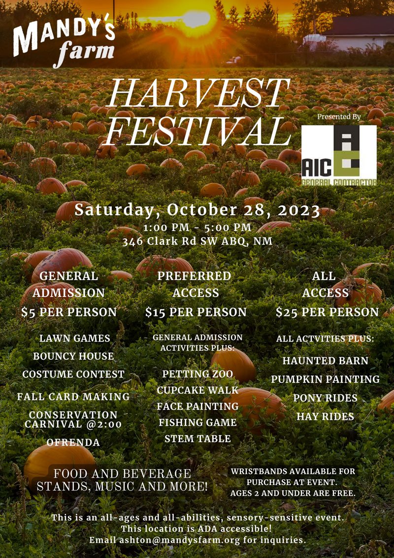 2024 Harvest Festival Mandy's Farm